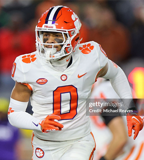 Mens Youth Clemson Tigers #0 Antonio Williams White College Football Game Jersey