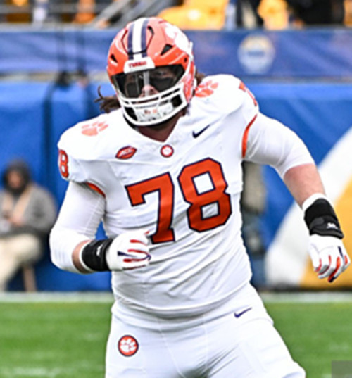 Mens Youth Clemson Tigers #78 Blake Miller White College Football Game Jersey