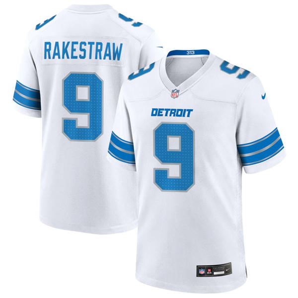 Mens Detroit Lions #9 Ennis Rakestraw Jr. Nike White Vapor F.U.S.E. Limited Player Jersey
