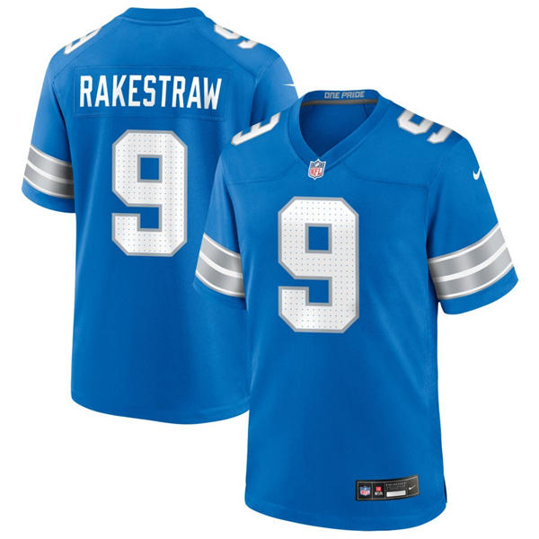 Mens Detroit Lions #9 Ennis Rakestraw Jr. Nike Blue Vapor F.U.S.E. Limited Player Jersey