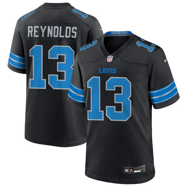 Mens Detroit Lions #13 Craig Reynolds Nike Black 2nd Alternate Vapor F.U.S.E. Limited Player Jersey