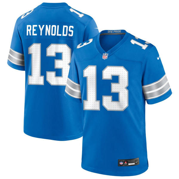 Mens Detroit Lions #13 Craig Reynolds Nike Blue Vapor F.U.S.E. Limited Player Jersey