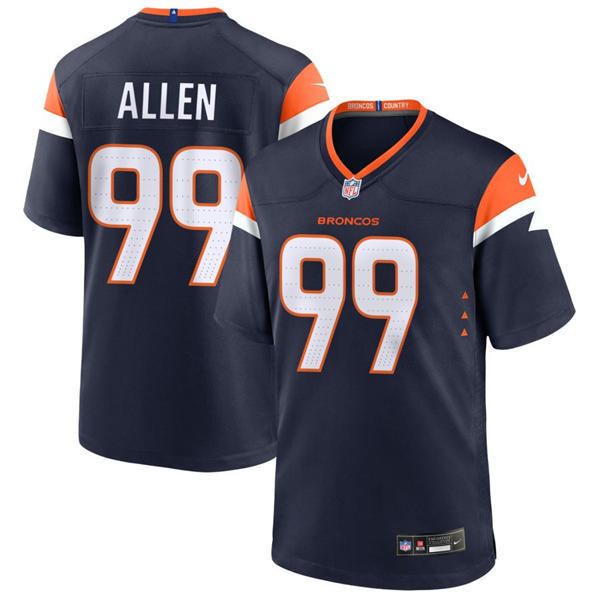Youth Denver Broncos #99 Zach Allen Nike Navy Alternate Vapor Limited Jersey