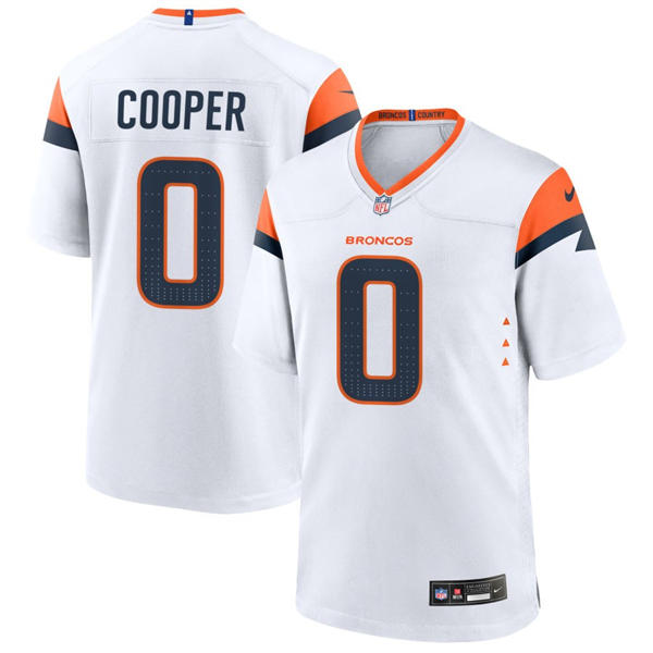 Mens Denver Broncos #0 Jonathon Cooper Nike Navy Alternate Vapor F.U.S.E. Limited Player Jersey