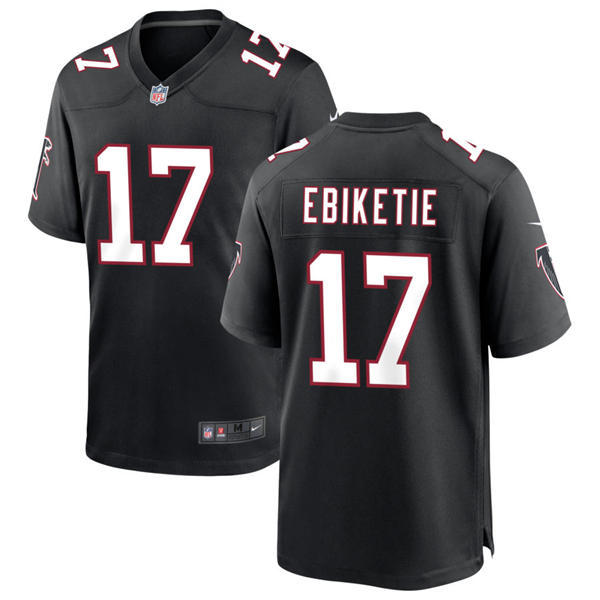Men's Atlanta Falcons #17 Arnold Ebiketie Nike Black Throwback Limited Jersey