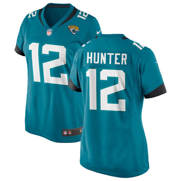 Women's Jacksonville Jaguars #12 Travis Hunter Nike Teal Alternate Limited Jersey