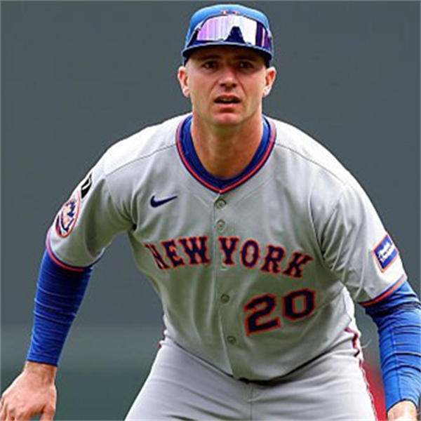 Mens New York Mets #20 Pete Alonso Nike 2025 Gray Road Limited Player Jersey 