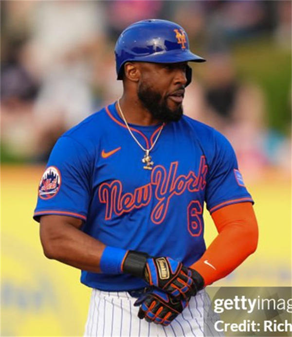 Mens New York Mets #6 Starling Marte Nike 2025 Royal Pullover Alternate 2nd Limited Jersey