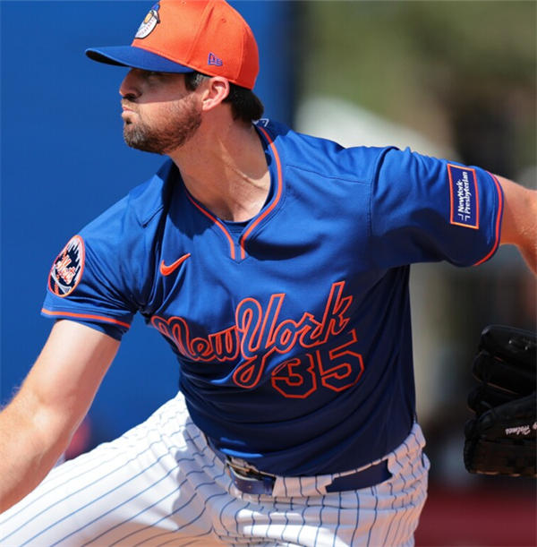 Mens New York Mets #35 Clay Holmes Nike 2025 Royal Pullover Alternate 2nd Limited Jersey