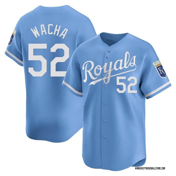 Mens Kansas City Royals #52 Michael Wacha Nike Light Blue Alternate Limited Jersey