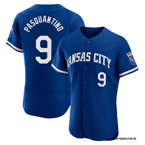 Mens Kansas City Royals #9 Vinnie Pasquantino Nike Royal Alternate Limited Jersey
