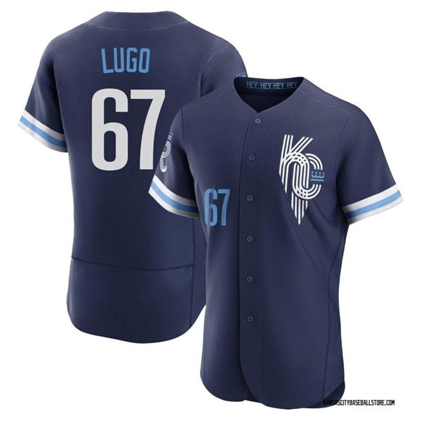 Mens Kansas City Royals #67 Seth Lugo Nike Navy City Connect Limited Jersey