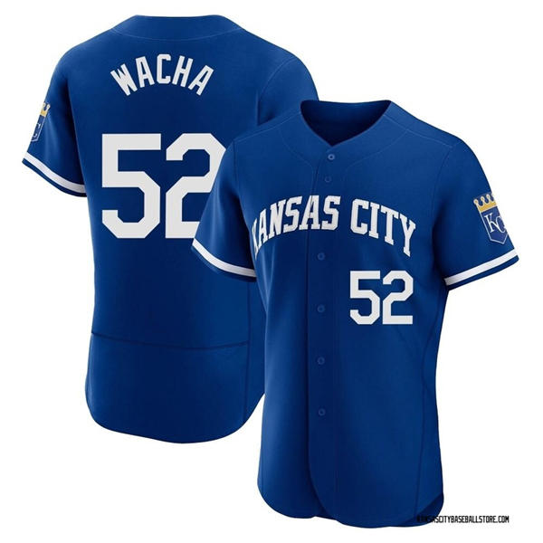 Mens Kansas City Royals #52 Michael Wacha Nike Royal Alternate Limited Jersey