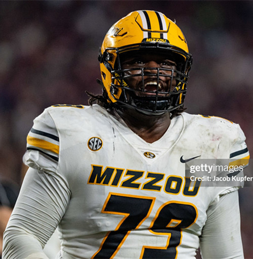 Missouri Tigers #79 Armand Membou White College Football Game Jersey