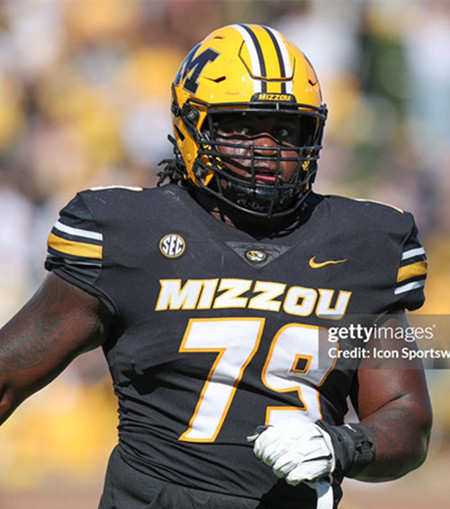 Missouri Tigers #79 Armand Membou Black College Football Game Jersey