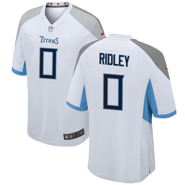 Mens Tennessee Titans #0 Calvin Ridley Nike White Vapor F.U.S.E. Limited Jersey