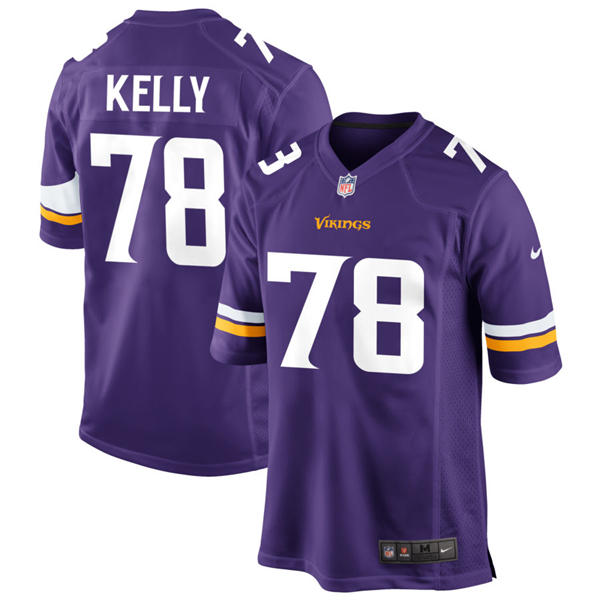 Men's Minnesota Vikings #78 Ryan Kelly Nike Purple F.U.S.E. Vapor Limited Jersey