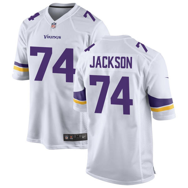 Men's Minnesota Vikings #74 Donovan Jackson Nike White F.U.S.E. Vapor Limited Jersey