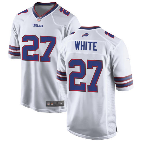 Mens Buffalo Bills #27 Tre'Davious White Nike White Vapor F.U.S.E. Limited Jersey