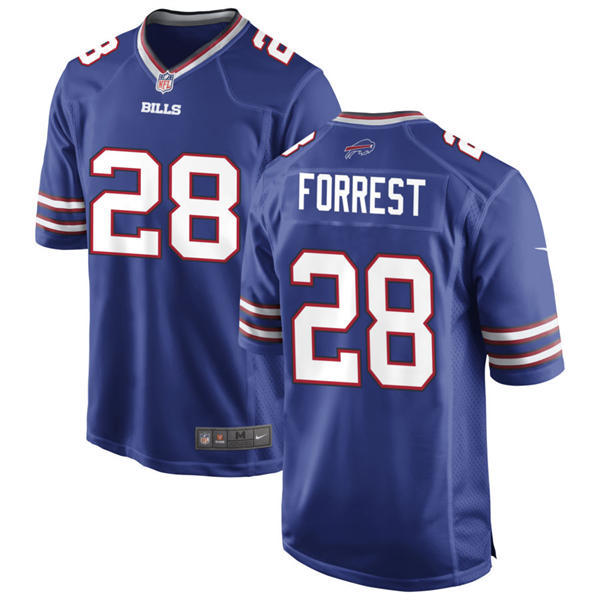 Mens Buffalo Bills #28 Darrick Forrest Nike Royal Vapor F.U.S.E. Limited Jersey