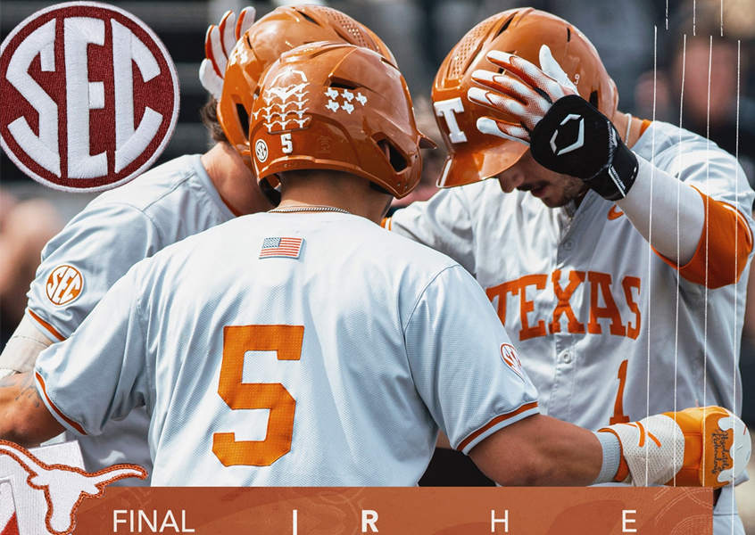 Mens Youth Womens Texas Longhorns Custom 2025 SEC Gray Baseball Game Jersey