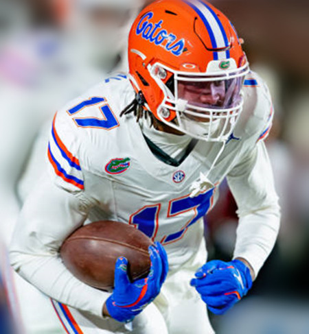 Mens Youth Florida Gators #17 LJ McCray White College Football Game Jersey