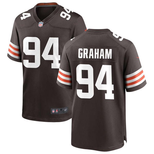 Youth Cleveland Browns #94 Mason Graham Nike Brown Home Limited Jersey
