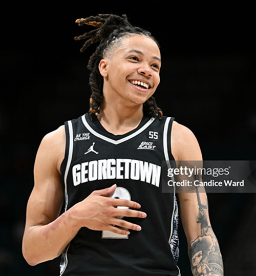 Mens Youth Georgetown Hoyas #2 Malik Mack Black College Basketball Game Jersey