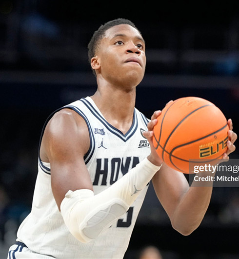 Mens Youth Georgetown Hoyas #35 Thomas Sorber White College Basketball Game Jersey