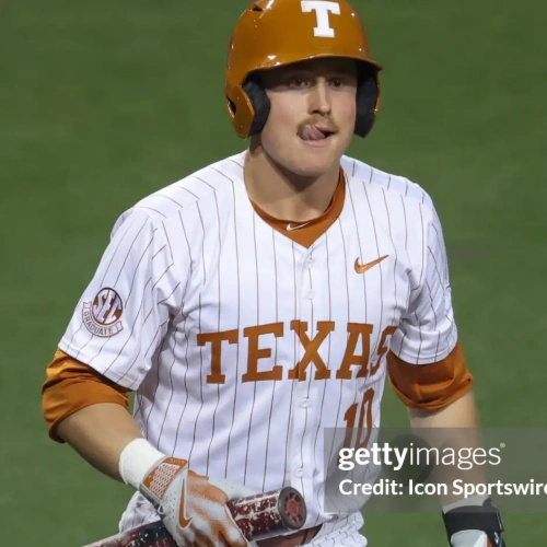 Mens Youth Womens Texas Longhorns #10 Kimble Schuessler 2025 SEC White Pinstripe Baseball Game Jersey