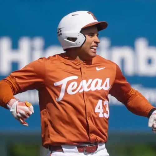 Mens Youth Womens Texas Longhorns #43 Tommy Farmer IV 2025 SEC Orange Baseball Game Jersey