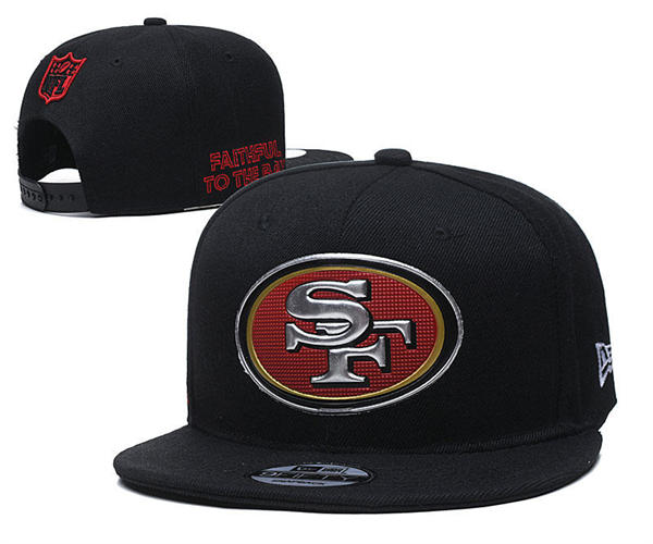 NFL San Francisco 49ers Black Legacy True Snapback Hat YD2503211 (14)