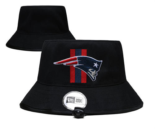 NFL New England Patriots black Bucket Hat YD2503211 (1)