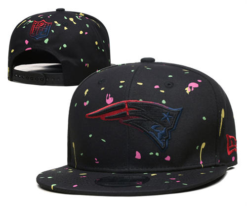 NFL New England Patriots Black starlit sky Snapback Hat YD2503211 (6)