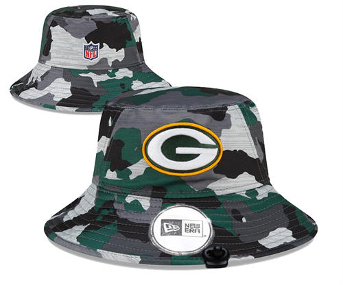 NFL Green Bay Packers Camo Bucket Hat YD2503211 (9)