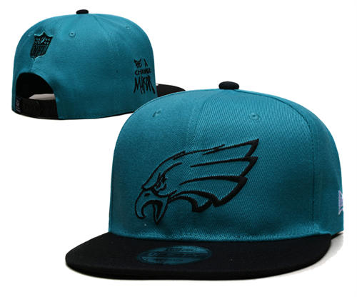 Philadelphia Eagles Green Black Snapback Cap GS2504043 (7)