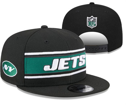 NFL New York Jets black classics Snapback Hat YD2503211 (1)