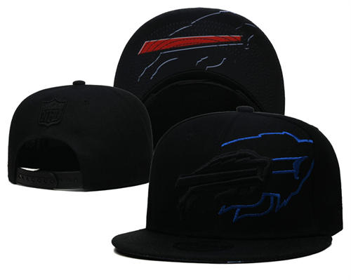 NFL Buffalo Bills black relex logo Snapback Hat YD2503211 (4)
