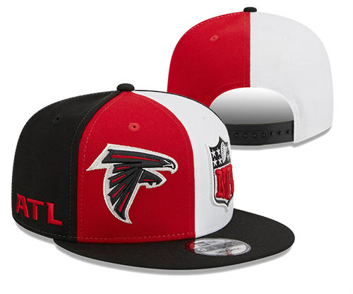 NFL Atlanta Falcons black red white multi-coloured Snapback Hat YD2503211 (7)