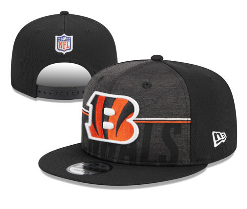 NFL Cincinnati Bengals black relex logo Snapback Hat YD2503211 (3)