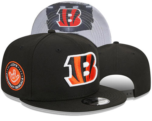 NFL Cincinnati Bengals black love Snapback Hat YD2503211 (13)