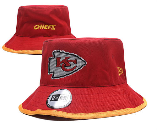 NFL Kansas City Chiefs red Bucket Hat YD2503211 (13)