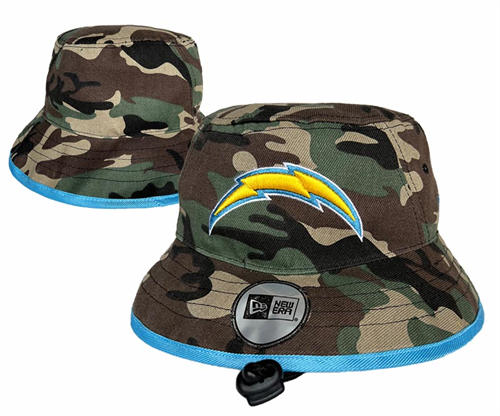 NFL Los Angeles Chargers Camo Bucket Hat YD2503211 (2)