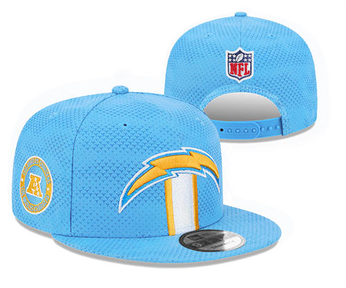 NFL Los Angeles Chargers Powder Blue AFC  Snapback Hat YD2503211 (5)