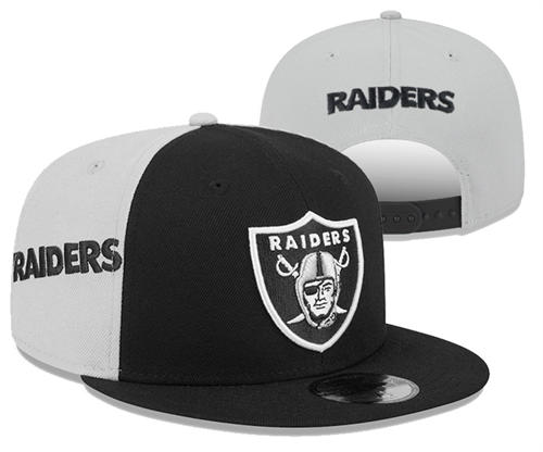 NFL Las Vegas Raiders black gray  Legacy True Snapback Hat YD2503211 (3)