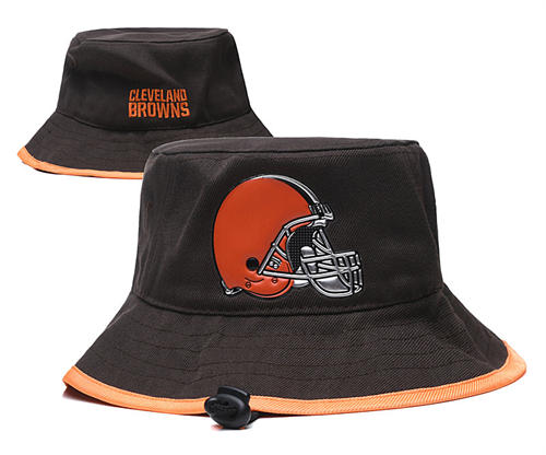 NFL Cleveland Browns Brown Bucket Snapback Hat YD2503211 (7)