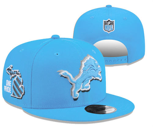 NFL Detroit Lions Blue One Pride Snapback Hat YD2503211 (9)