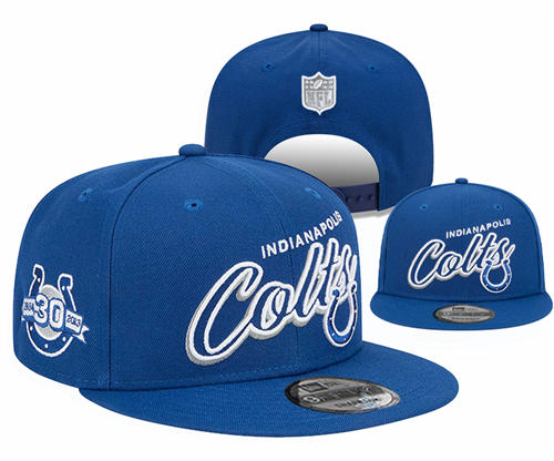 NFL Indianapolis Colts  Royal 30TH Anniversary Legacy True Snapback Hat YD2503211 (8)