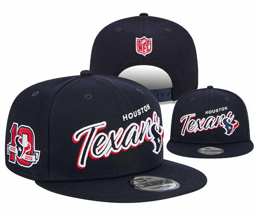 NFL Houston Texans navy Anniversary Snapback Hat YD2503211 (3)