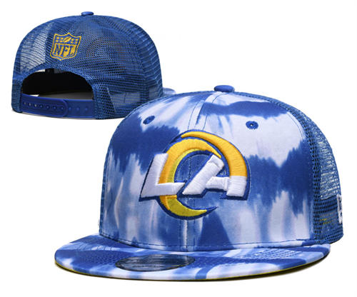 NFL Los Angeles Rams White Colorful Snapback Hat YD2503211 (9)